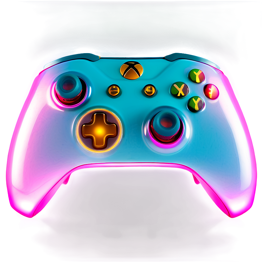 Glowing Xbox Controller Concept PNG 85 PNG with transparent background