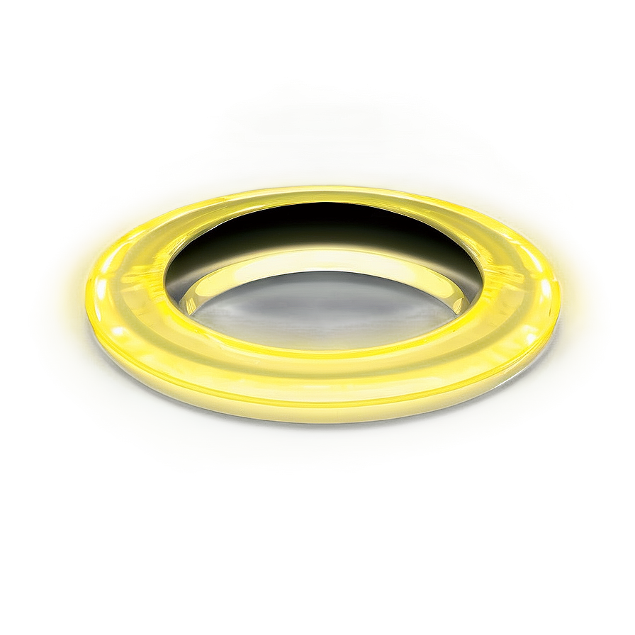 Glowing Yellow Circle Structure Png 63