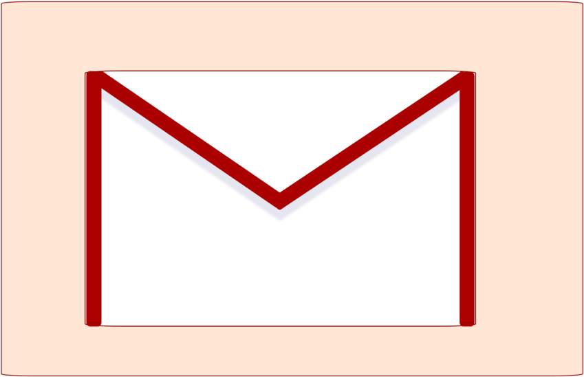 Heart,triangle,area - Clipart Gmail, HD Png Download PNG with transparent background