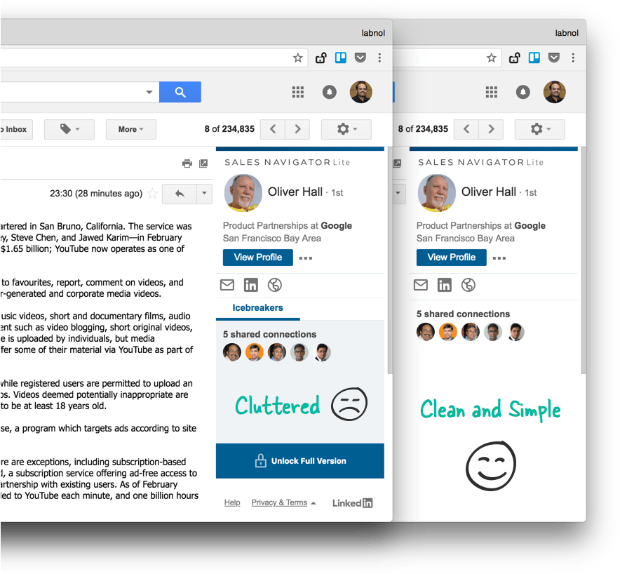 Gmail Css Linkedin Resize=892%2c831&ssl=1 - Linkedin Gmail, HD Png Download PNG with transparent background