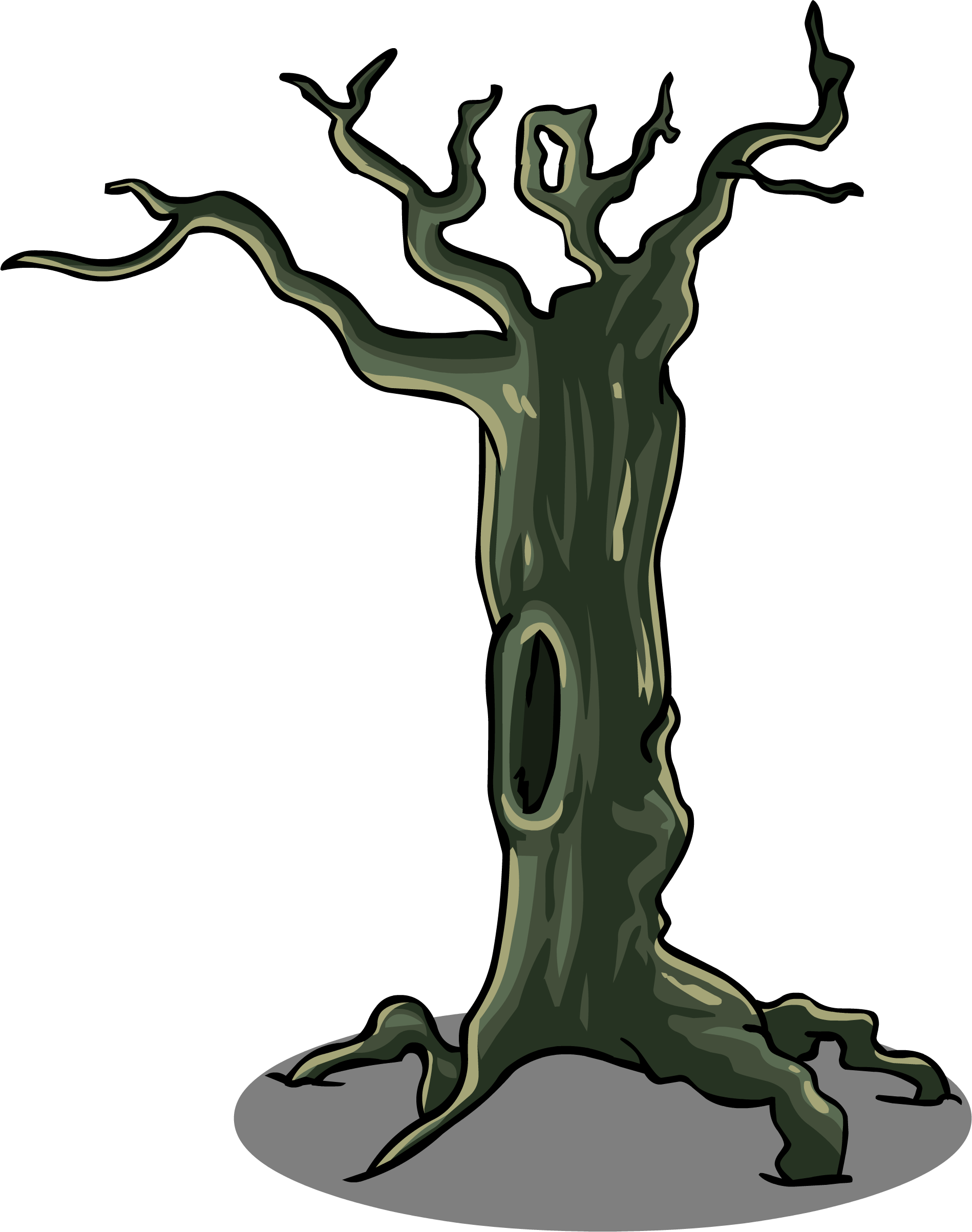 Trunk Clipart Scary Tree - Tree Branch Sprite, HD Png Download PNG with transparent background