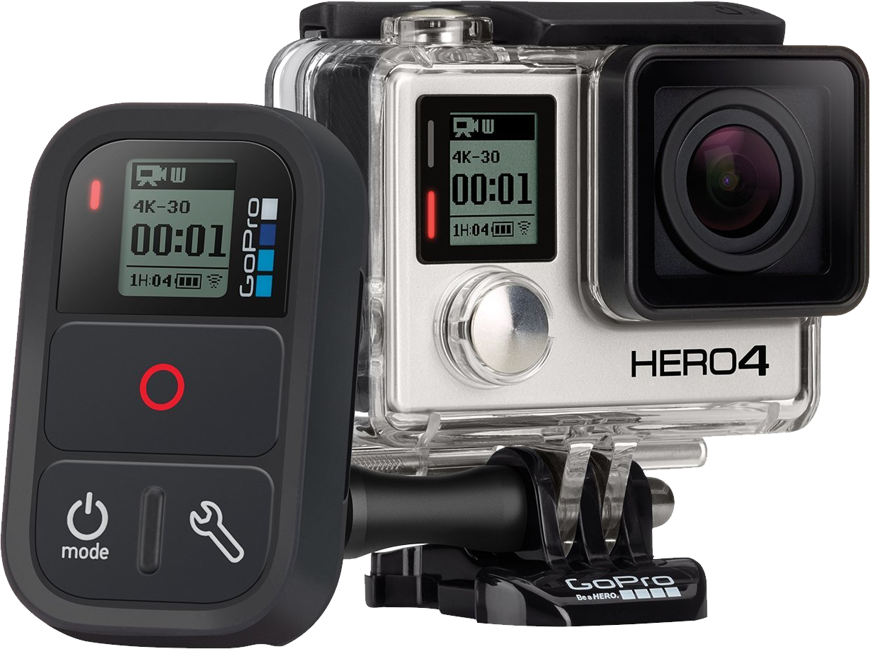 Gopro Hero 4 Black Remote Control, HD Png Download PNG with transparent background