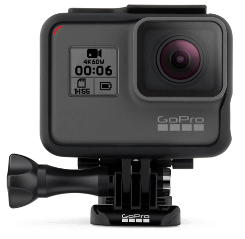 Go Pro Hero Action Camera PNG with transparent background