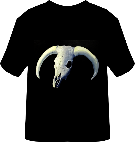 Goat Skull T Shirt Design