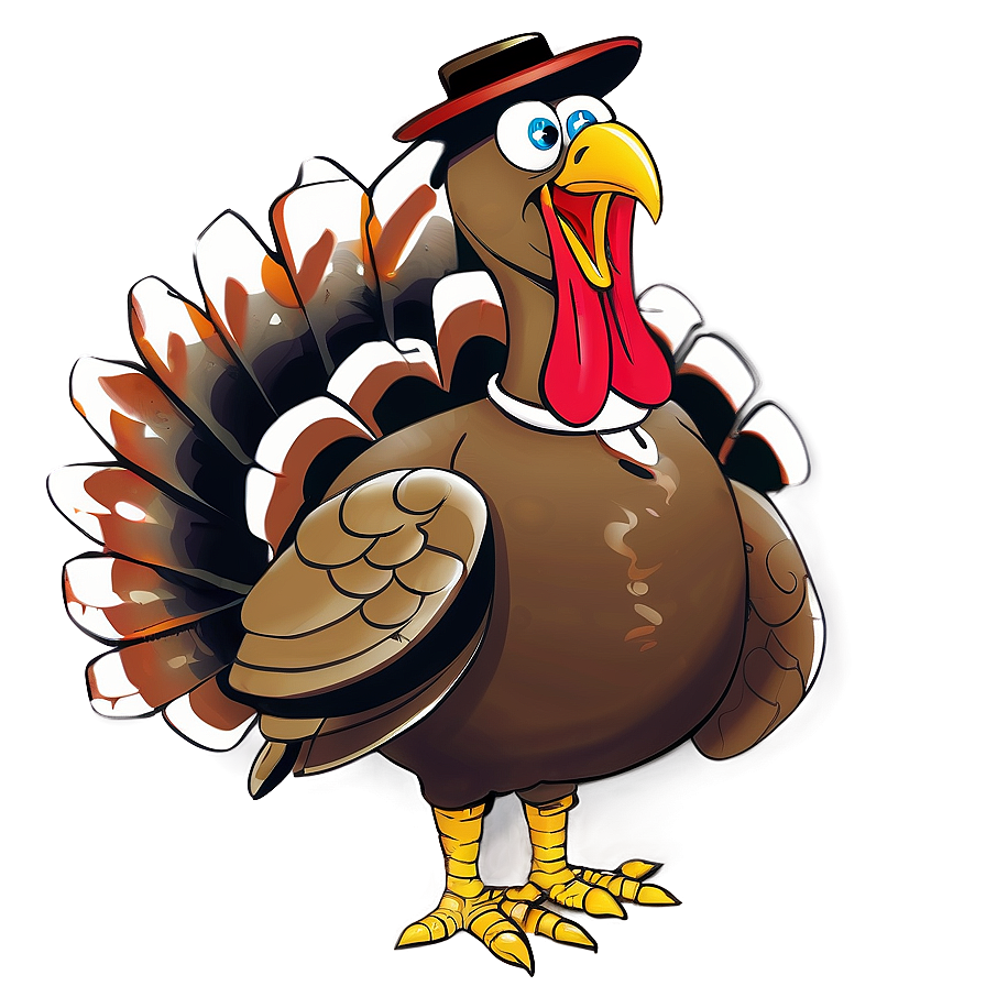 Gobble Gobble Turkey Cartoon Png Uur6