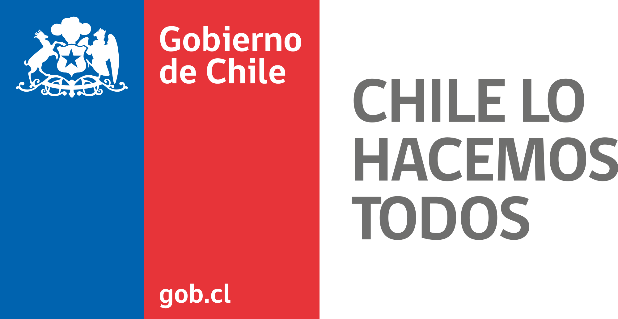 Gobiernode Chile Official Banner PNG with transparent background