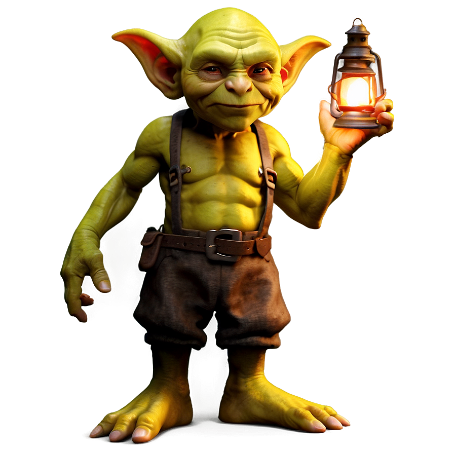 Goblin Holding A Lantern Png 98