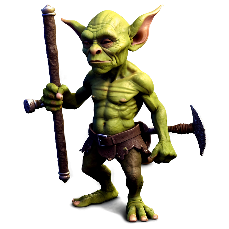 Goblin With A Club Png 05252024