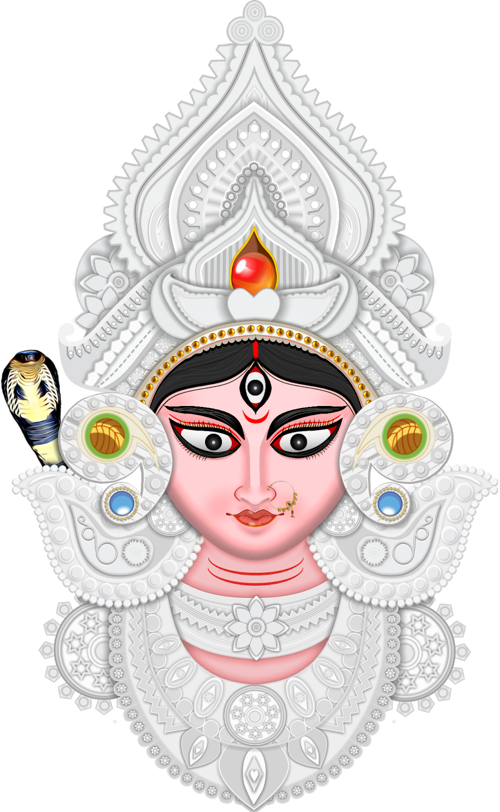 Goddess Durga Illustration