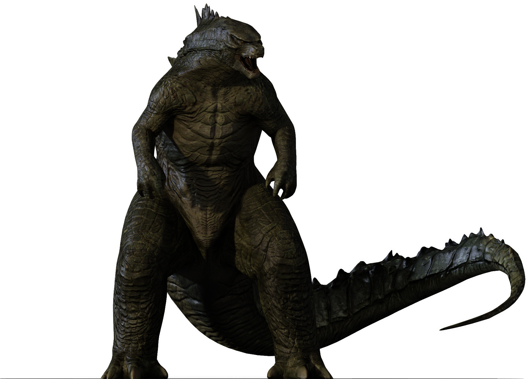 Godzilla3 D Model Pose