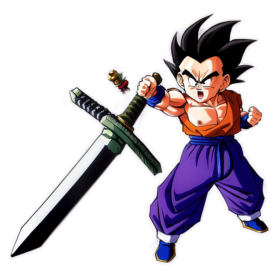 Gohan's Z Sword Training Png 59