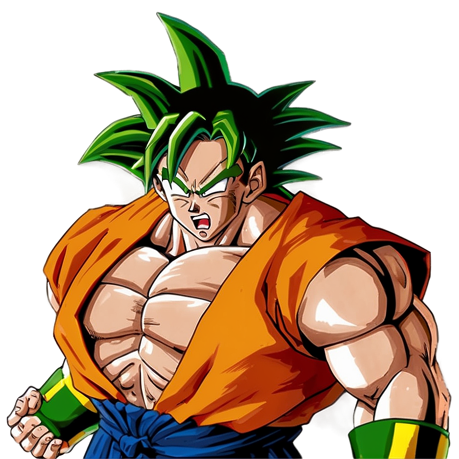 Goku and Broly Legendary Fight PNG yxq PNG with transparent background