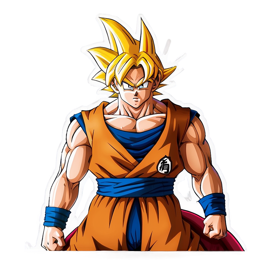 Goku Base Form with Tail PNG 76 PNG with transparent background
