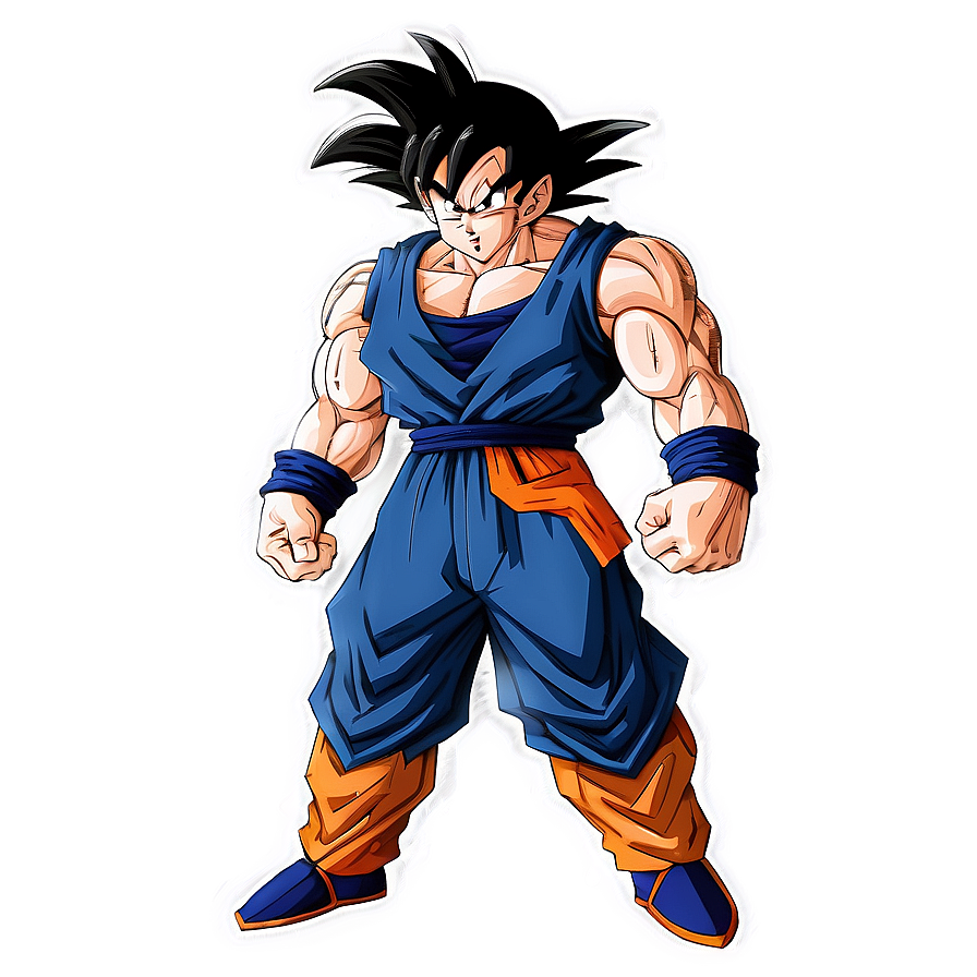 Goku Base Form With Tail Png Nhd91