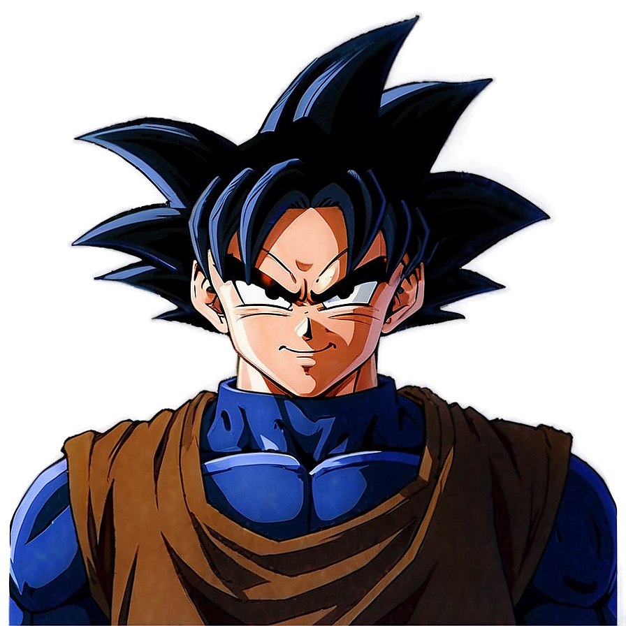 Goku Black Evil Grin PNG djy43 PNG with transparent background