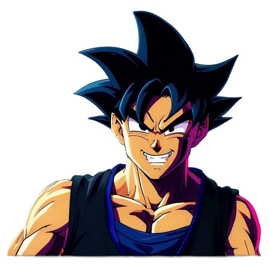 Goku Black Evil Laugh PNG xet90 PNG with transparent background