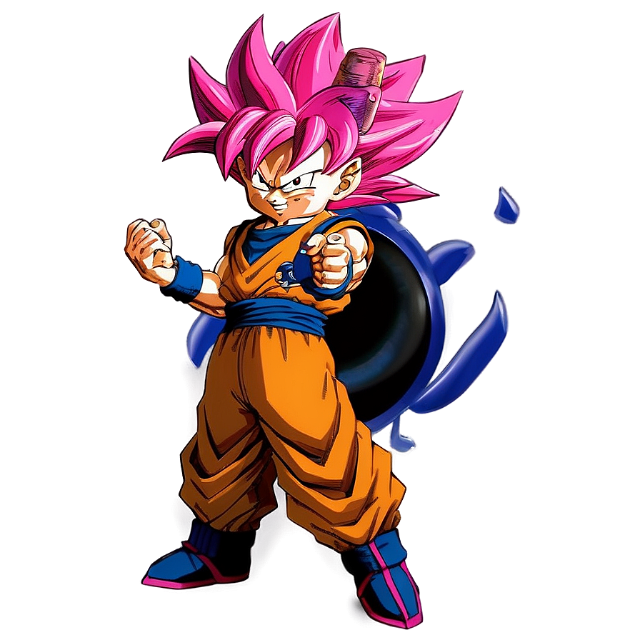 Goku Black Rose Form PNG qfj25 PNG with transparent background