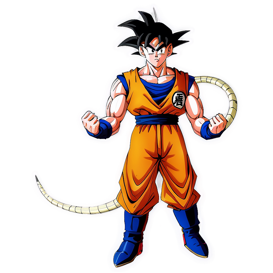 Goku Dragon Ball Z Pose PNG wwp PNG with transparent background