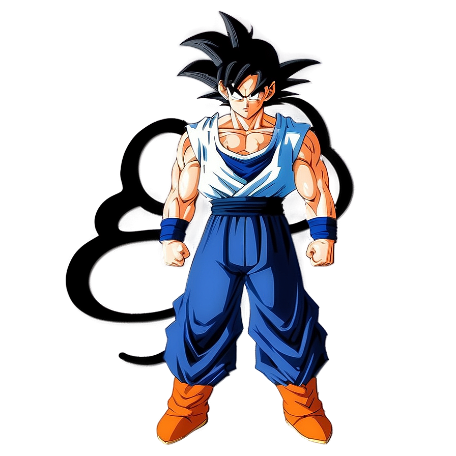 Goku Hair Dynamic Pose Png 06122024