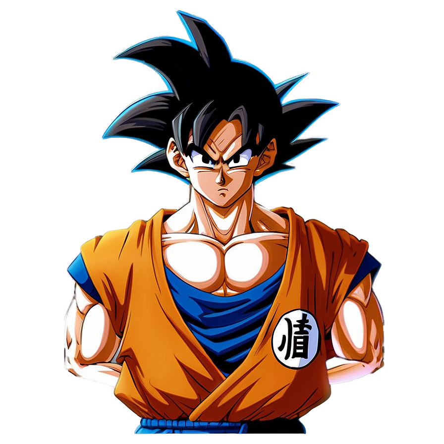 Goku Hair Graphic Art Png Qls