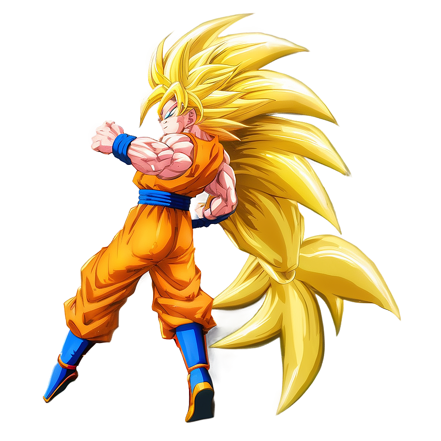 Goku In Super Saiyan 3 Form Png 06252024