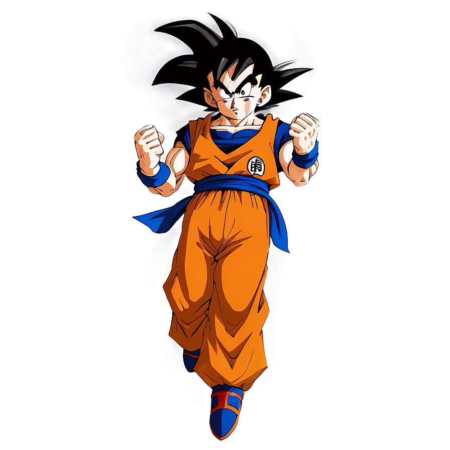 Goku Instant Transmission Pose PNG rqt PNG with transparent background