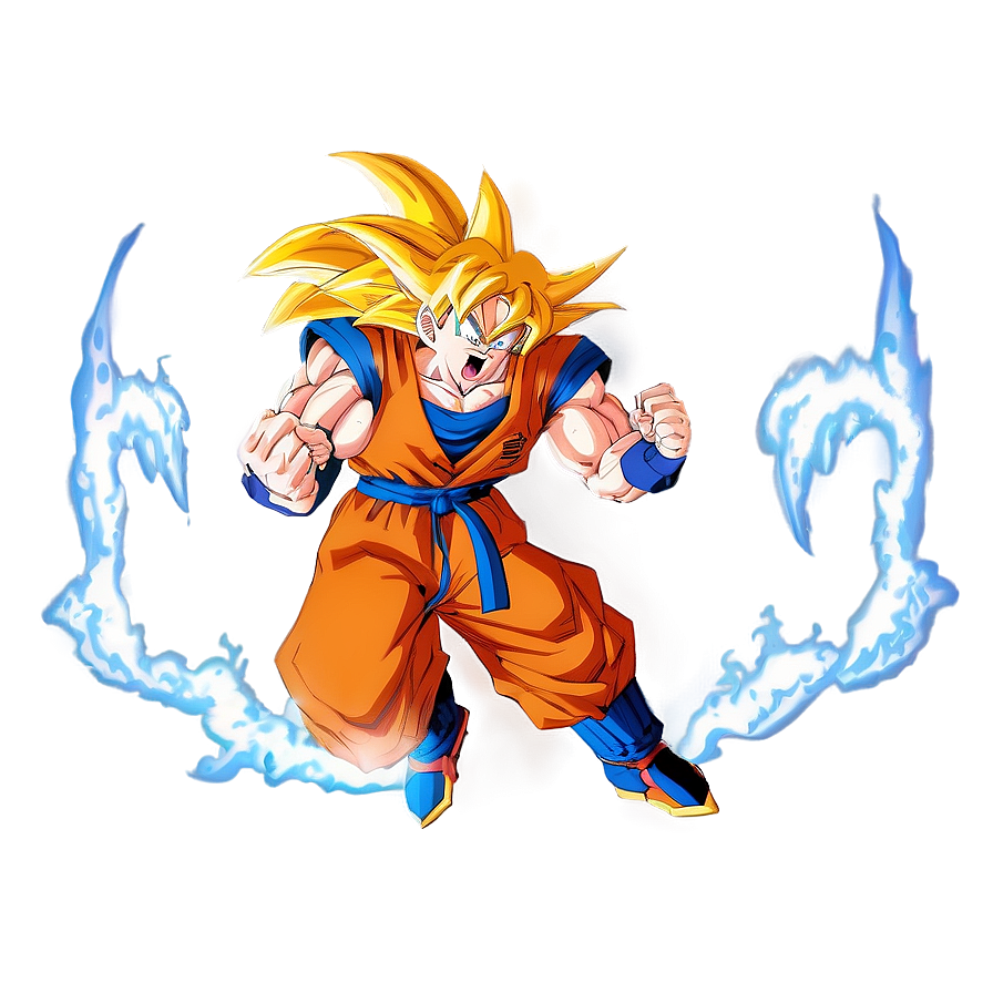 Goku Instant Transmission Pose PNG ybn PNG with transparent background