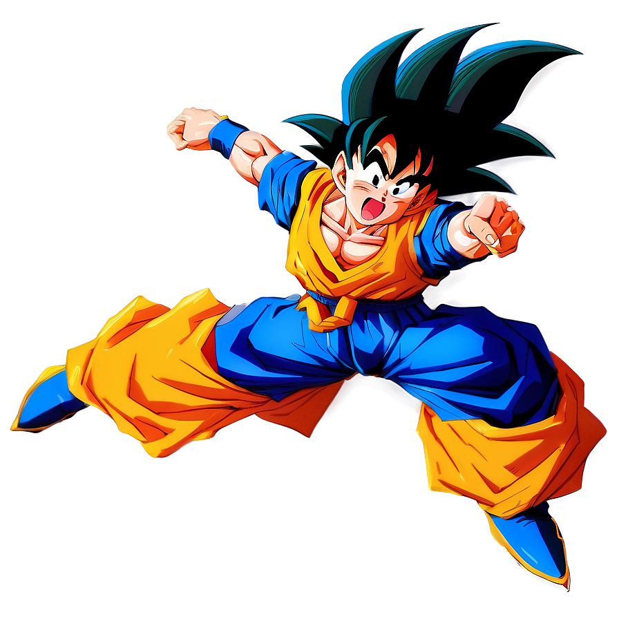 Goku Manga Dragon Fist Attack Png Jvn