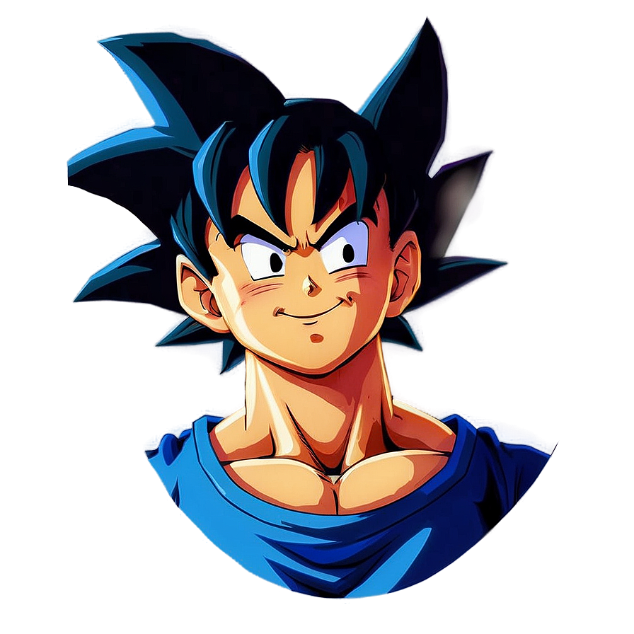 Goku Peaceful Smile PNG 04292024 PNG with transparent background