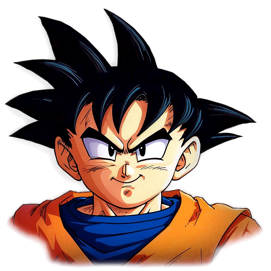 Goku Peaceful Smile PNG 04292024 PNG with transparent background