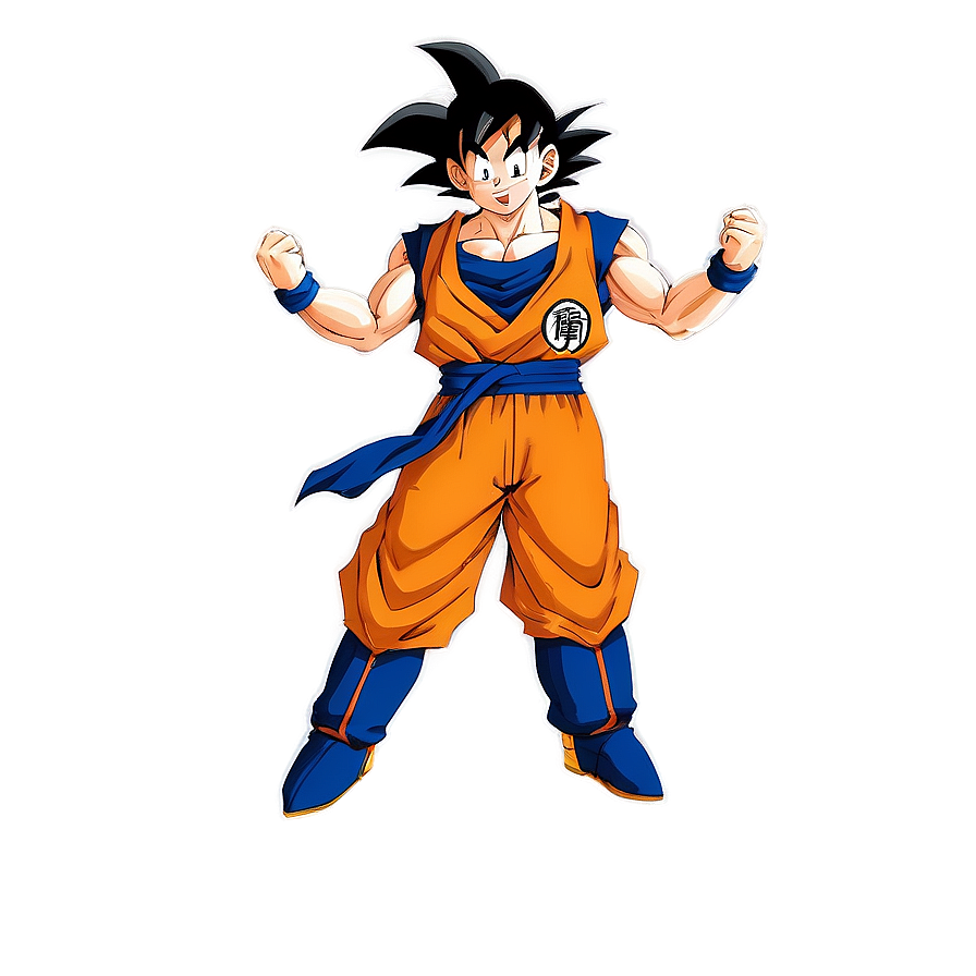 Goku Peaceful Smile PNG kxg PNG with transparent background