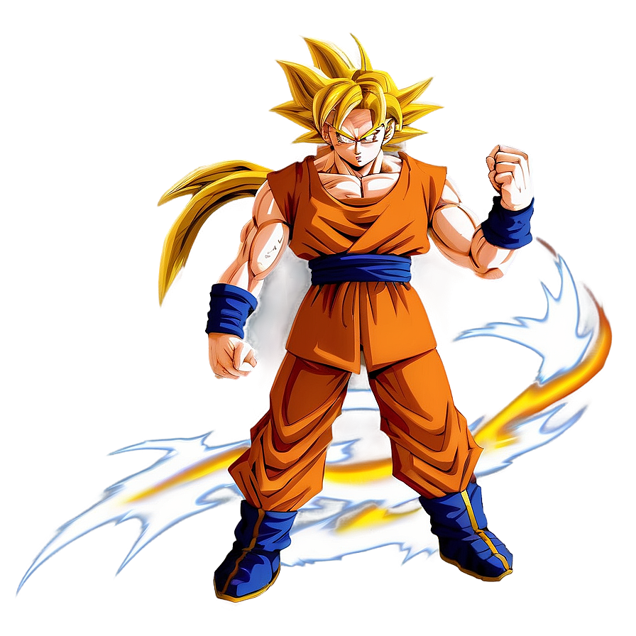 Goku Ready For Battle Png Wuq