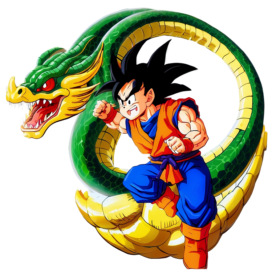 Goku Riding Shenron Png 89