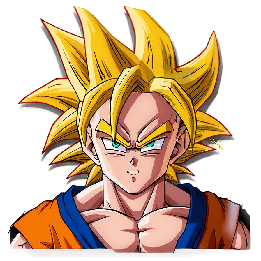 Goku's Ssj3 Hair Unleashed Png 63