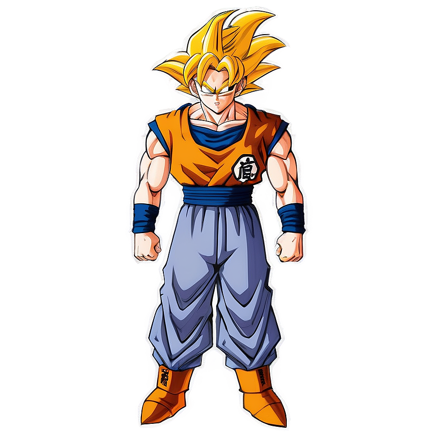 Goku Saiyan Hair Evolution Png Hpi