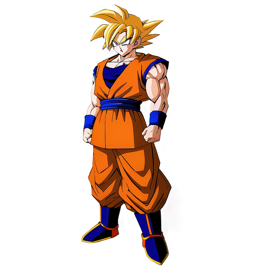 Goku Saiyan Saga Outfit PNG 04292024 PNG with transparent background