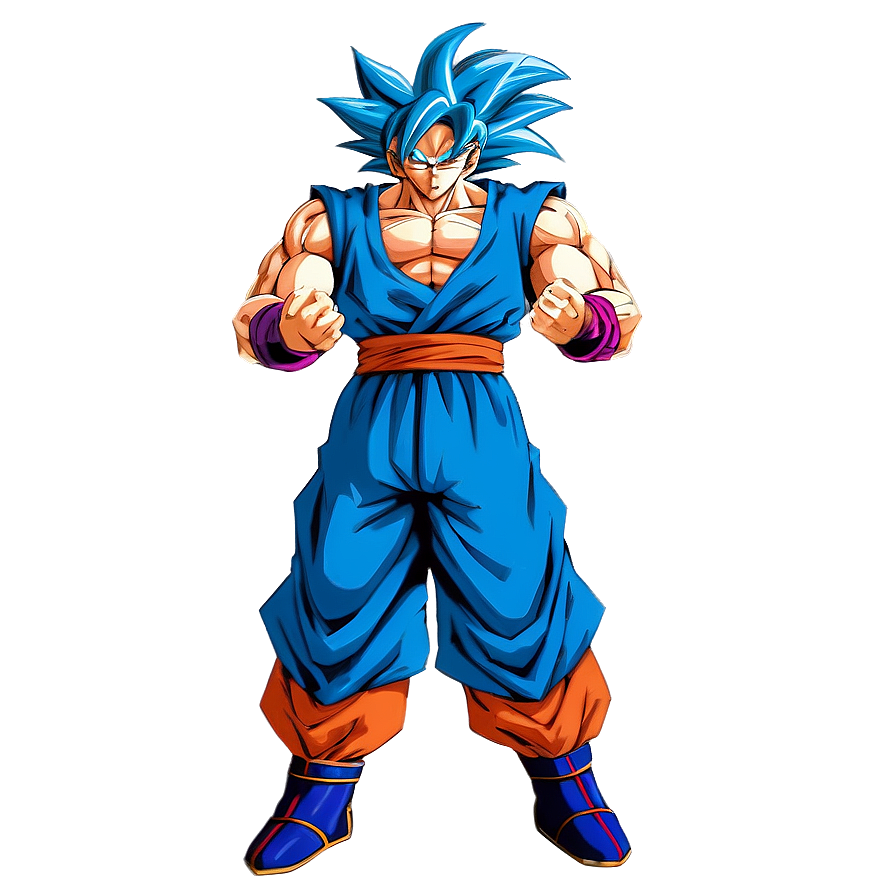 Goku SSJ Blue Kaioken PNG twi PNG with transparent background