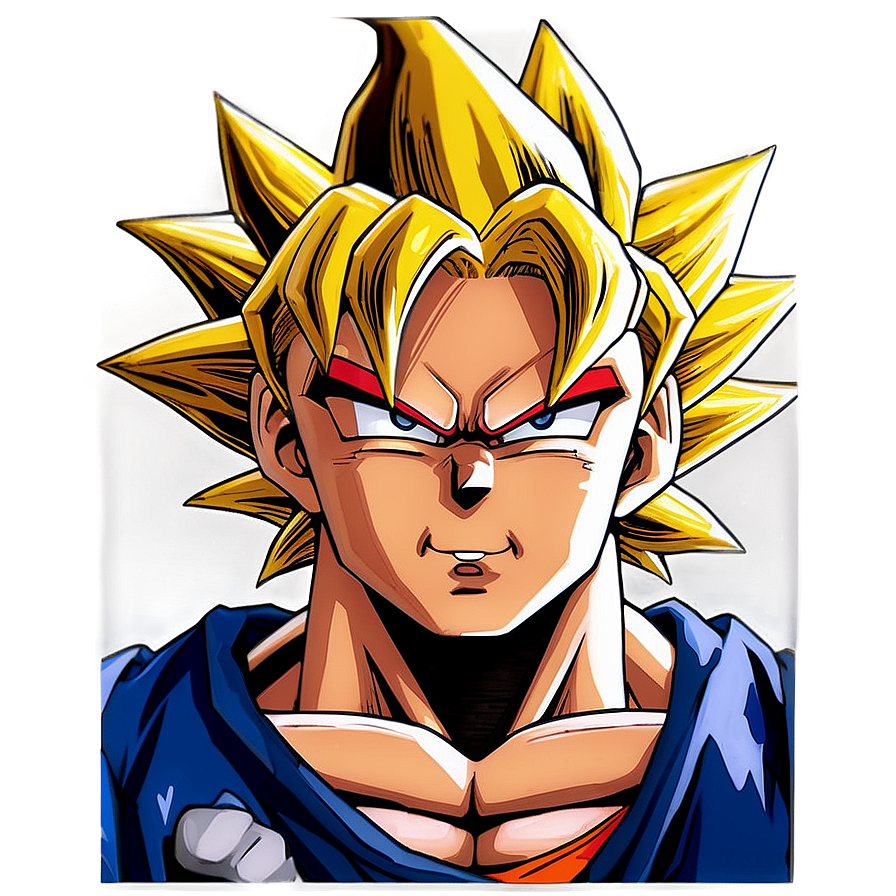 Goku Ssj3 Determined Face Png 43