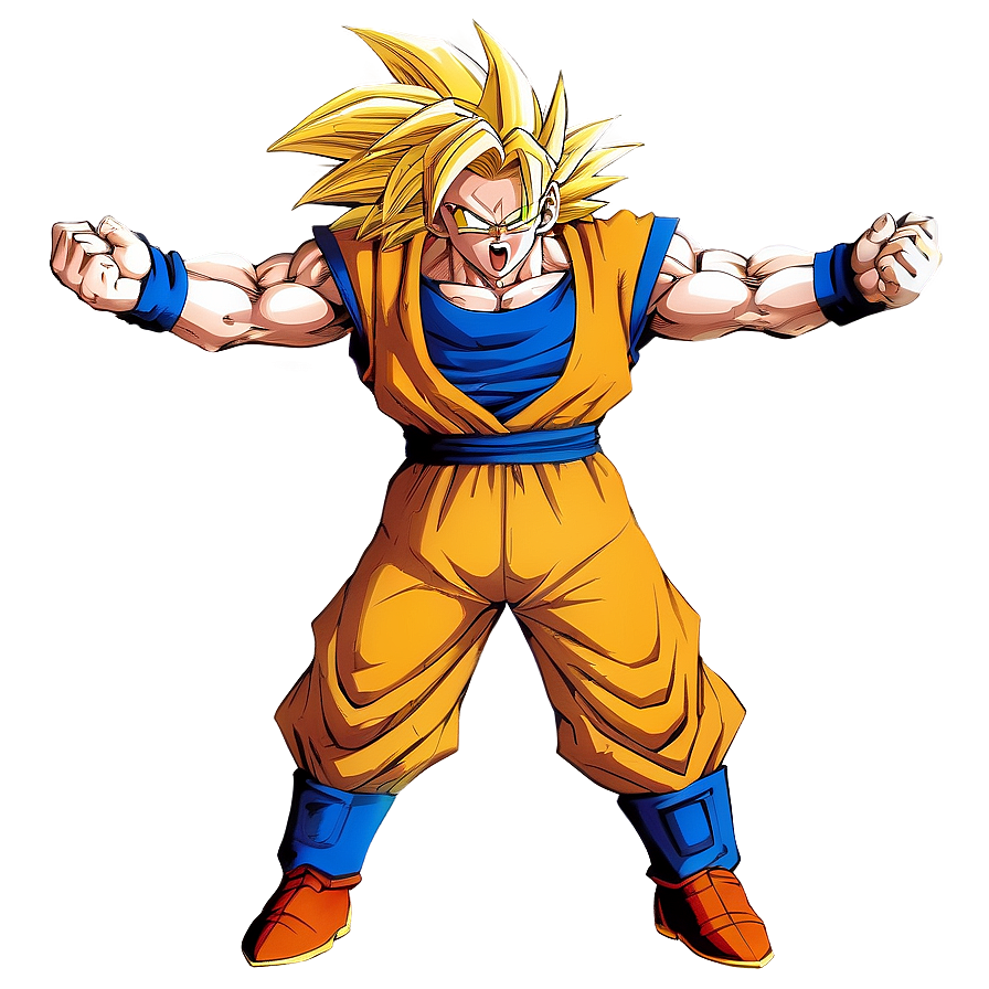 Goku Ssj3 Power Release Png Naq