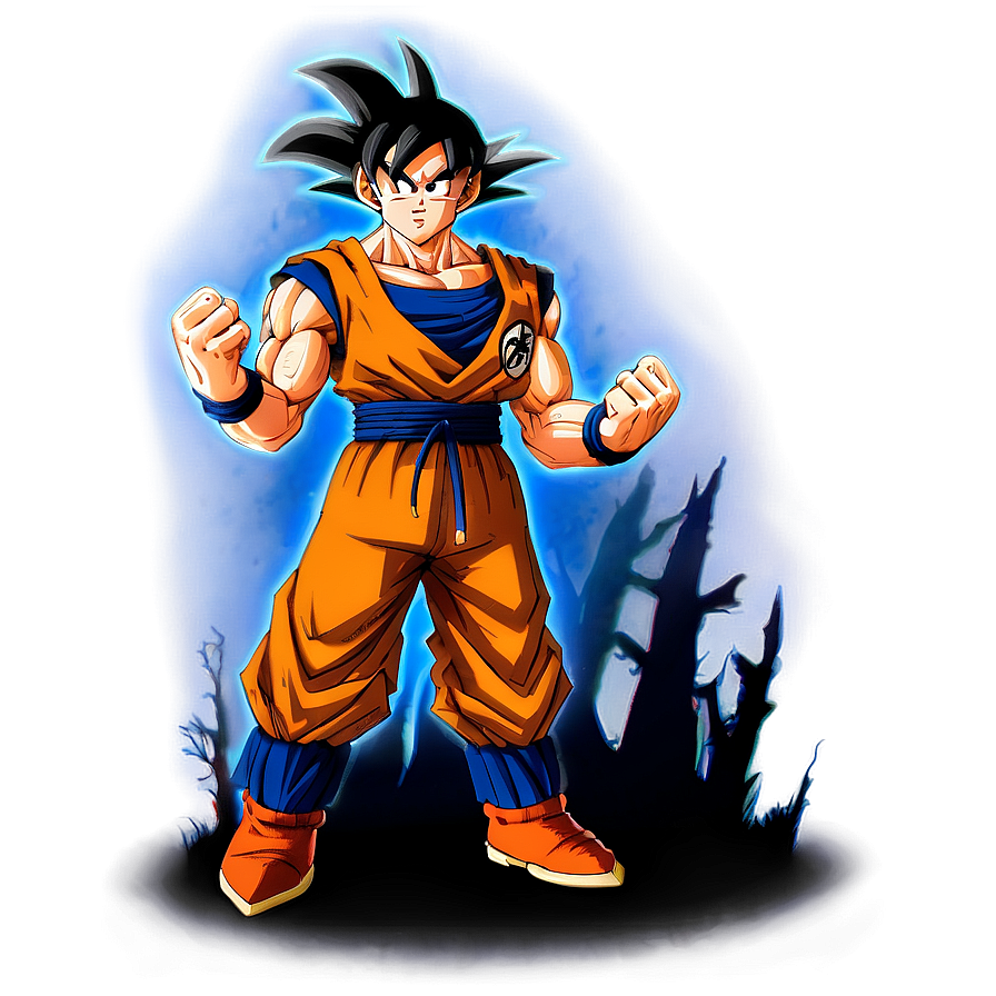 Goku Stand With Determination Png 06292024