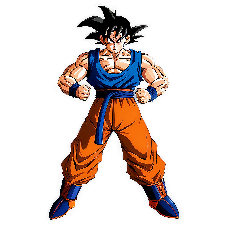 Goku Stand With Determination Png 35