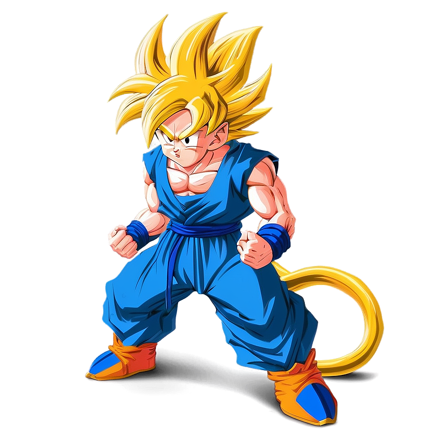 Goku Standing Fearless Png Onb58