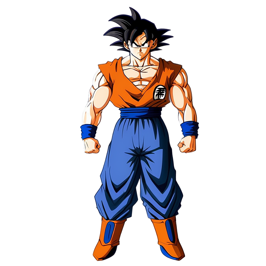 Goku Standing Firm Png 86