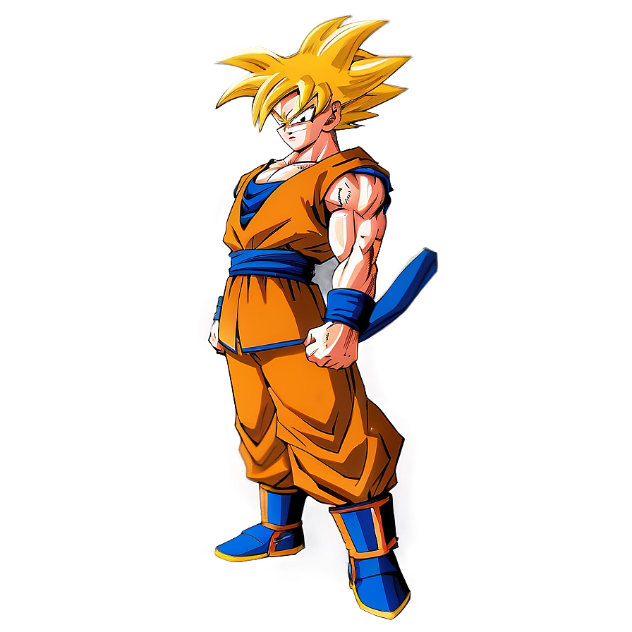 Goku Standing Strong Png 94