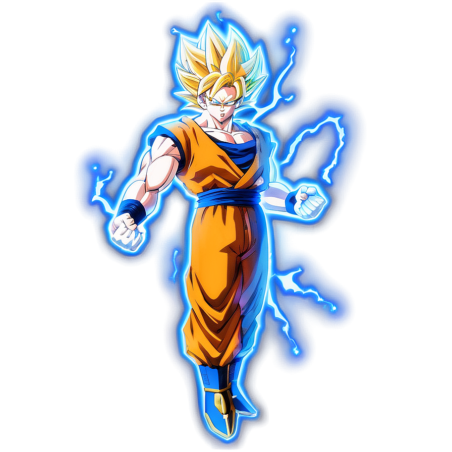 Goku Super Saiyan 2 Electricity Aura Png 62