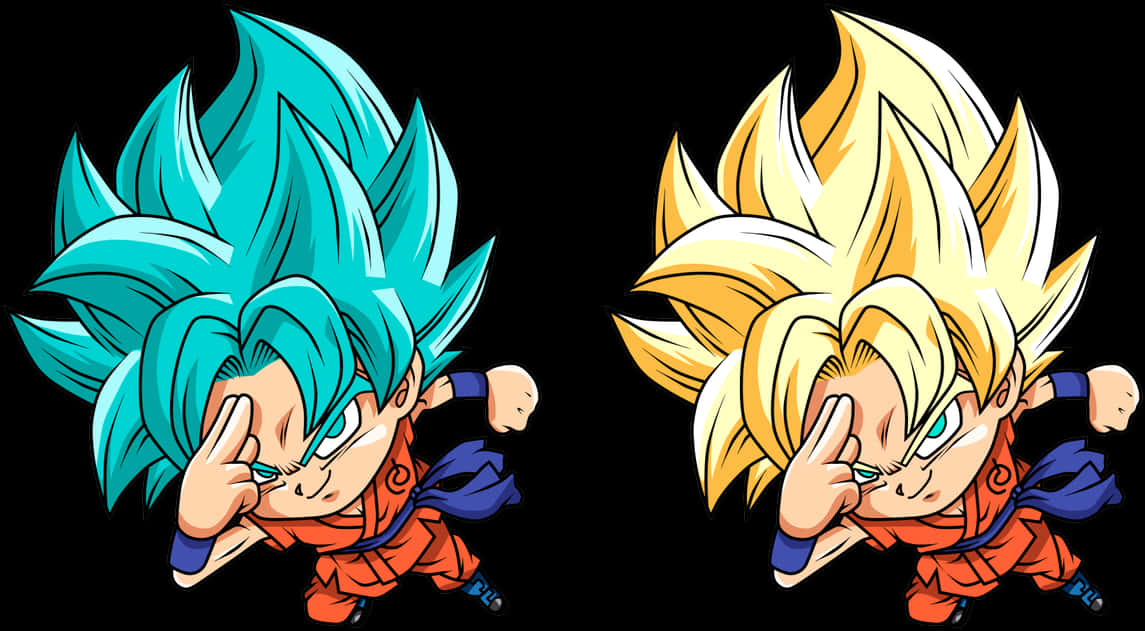 Goku Super Saiyan Transformations