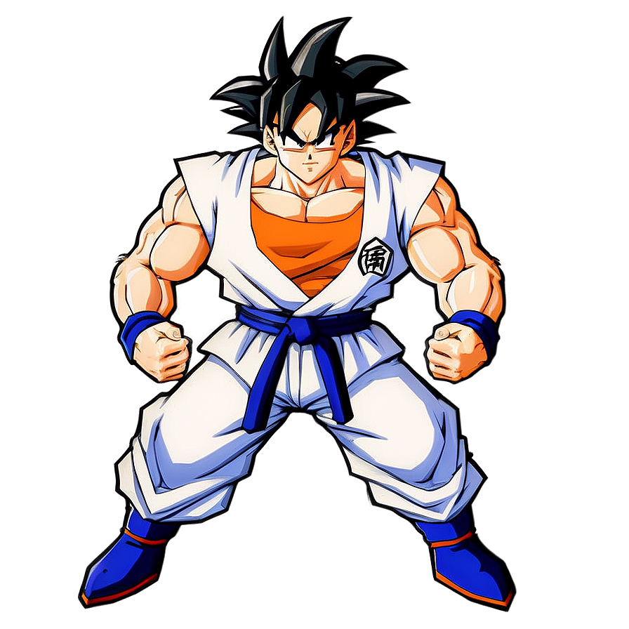 Goku Traditional Gi And Belt Png 04292024