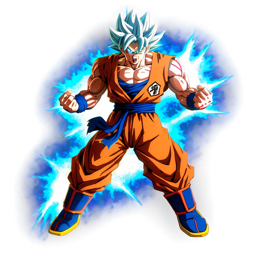 Goku Ultra Instinct Ground Smash Png Tlt84