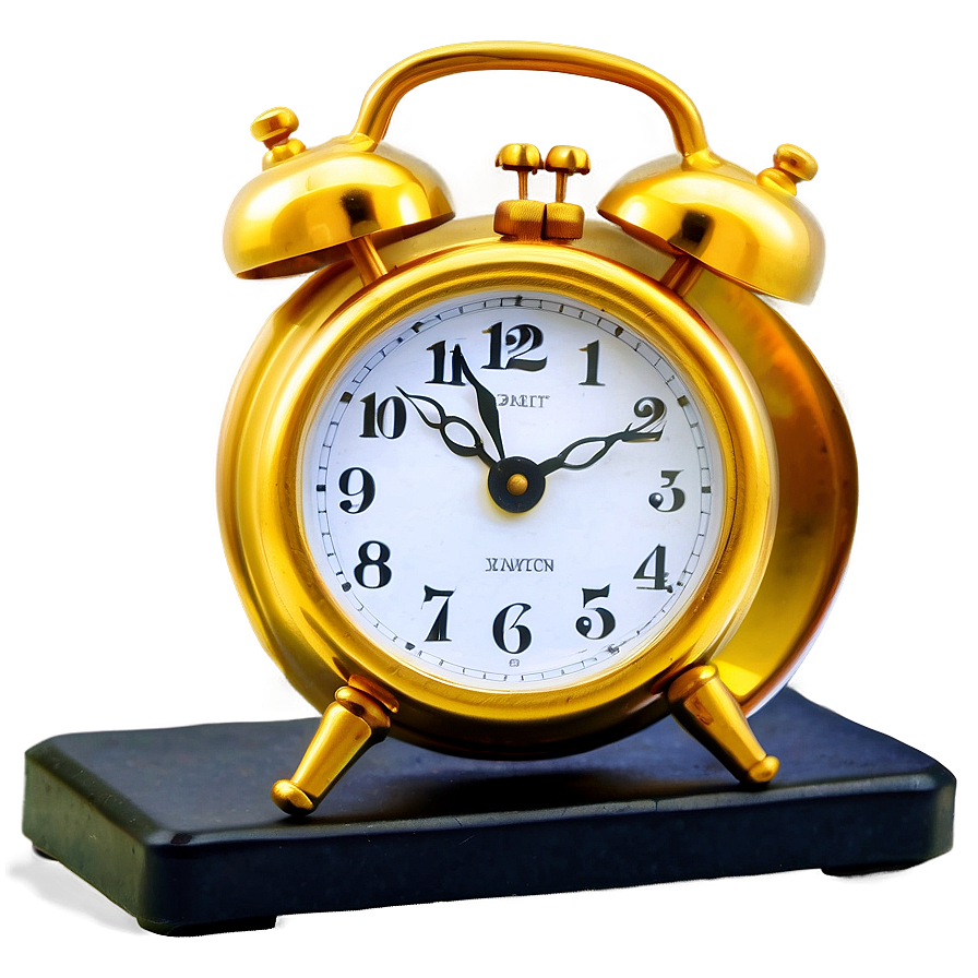 Gold Alarm Clock Png Sry59