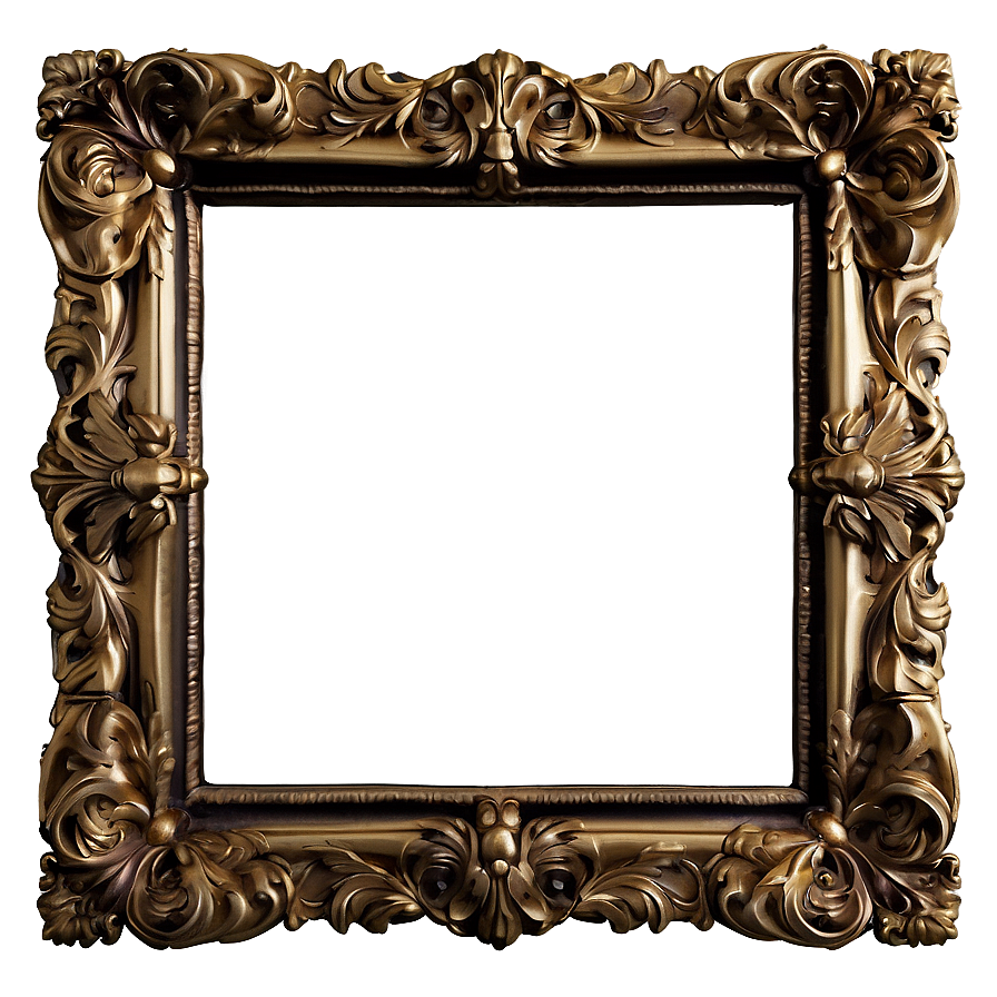 Gold Antique Frame Png 49